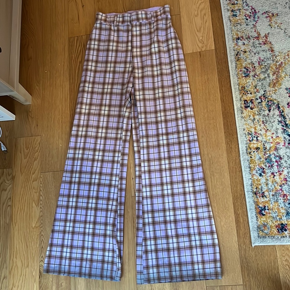 Free people checkered pants